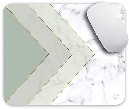 Oriday Gaming Mouse pad gewohnheit für heim und büro, modern Gradation Entwurf für Frauen Anti-rutsch-Gummi Thick mauspad (Mint marmor) 24cm x 20cm