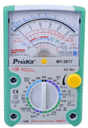 ECI ELETTROFORNITURE Proskit MT-2017 AC/DC LCD Tester analogico di funzione protettiva professional