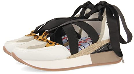 Sneakers Blancas Tipo Espadrilles para Mujer ESCAZU