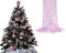 UKDeals Direct UKDD® 10m Long Christmas Bead Chain - Christmas Shiny Bead Garlands - Christmas tree Decorations (Blush Pink)