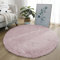 Lifup Teppich Shaggy Anti Rutsch Pflegeleicht, Rund Langflor Teppich für Wohnzimmer Schlafzimmer Kinderzimmer Hell Pink 200 cm