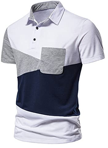 LAOSU Polo Orange Tennis Rose Golf Homme Blanc Femme Club Marque Retro Bleu Marine Beige de Rugby Manche Courte, XXL