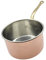 CREARTISTIC Casserole en cuivre étamé avec poignée en laiton-18 x 10,5 cm 2 L-Casserole à ragoût et autres sauces - Casserole à lait - Casserole cuivre professionnel - 100% Made in Italy - Fait main