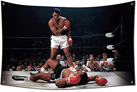 Be the Greatest Flagge, 90 x 150 cm, lustiger Wandteppich, College-Wohnheim-Flagge für Zimmer, Männerhöhle, Frat, Wand, Outdoor-Dekoration, Flagge mit 4 Messingösen, Raumdekoration, Outdoor, Geschenk