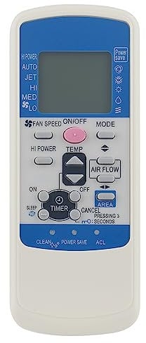 Air Conditioner Remote Control Compatible with Mitsubishi AC A/C RLA502A001D RLA502A700C RKX502A001PHC‑S1 RKX502A001C RKX502A007P RKW502A200D RKX502A007B RKW502A200B RMA502A001 RLA502A001C