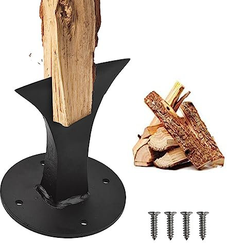 Holzspalter, Manueller Holzspalter-Keil Schwerlast-Kleinholz-Anzünder-Splitter Manueller Holzspalter,Outdoor Anzündholz Spalten Werkzeug,Schnellspalter für Holzscheite Heavy Duty Brennholzspalter