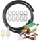 CarBole 12V Pompe à Carburant Électrique 4-7PSI,Pompe à Essence Universel,HEP-02A,Convient pour l’essence et le Diesel,avec Tuyau de Carburant,Filtres à Essence et Colliers de Serrage