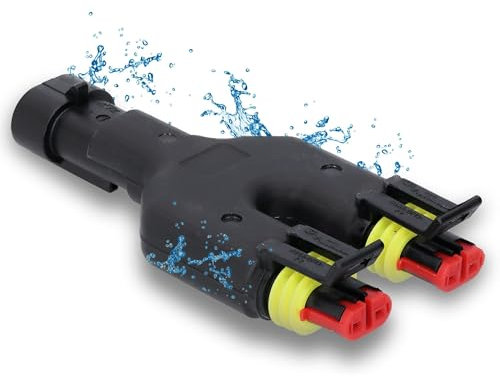 AMP Superseal Y-Verteiler 932181 Steckverbinder 2 polig Stecker 1,5 mm