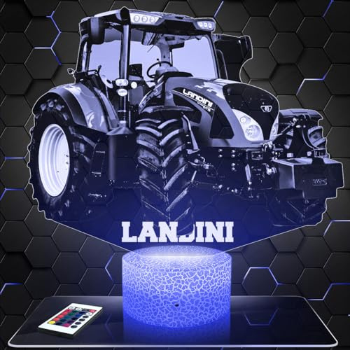 Moderne LED Ambiente LampeLandwitschaftlicher Traktor Landi, Geschenkidee deko Sammlung Miniatur 1 32. Lampe deko Büro Wohnzimmer, Weihnachten, geschenk Fan Landwitschaftlicher Traktor Landi