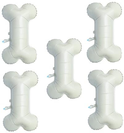 Toyvian 5st Knochenförmige Luftballons Partybedarf Für Hunde Aus Aluminiumfolie - Mottoparty Hund Knochen Ballon Für Welpenpartys Können Pawty Groß Baron Baby