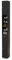 RELAX4LIFE Tall Bathroom Cabinet, Free Standing Storage Cupboard with 1 Drawer, 2 Cabinets & 5 Adjustable Open Shelves, MDF Slim Organiser Unit for Bathroom Living Room Kitchen (Black)