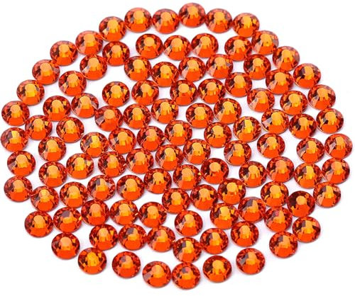 YHMQ DU 2160 piezas de estrás, cristales de uñas + brillantes para uñas, cristal SS20 + jacinto (4,6 + 4,8 mm)