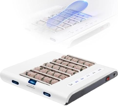 Machine électrique pour Nettoyer Les Chaussures sans Eau – Machine de Nettoyage de Semelles entièrement Automatique, cireuse à Chaussures à Induction Automatique Rechargeable à 260