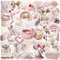 NATOSU 50 Stück Girly Pink Stickers Pack, ästhetische Kawaii-Aufkleber für Wasserflasche, Laptop, Skateboard, Gitarre, Scrapbook, Journaling, Anime-Aufkleber für Mädchen und Frauen