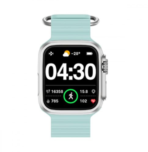 Radiant Collezione - Jersey - Orologio Intelligente con Cardiofrequenzimetro, Sfigmomanometro, Monitoraggio del Sonno e Braccialetto per Attività. Per Uomo e Donna. Compatibile con Android e iOS.