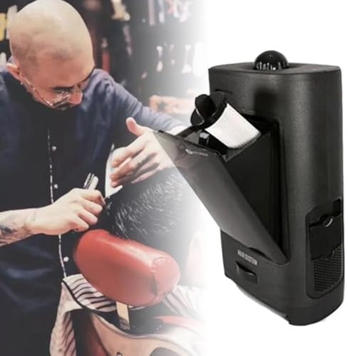 Aspirateur de salon avec cheveux cassés, aspirateur stationnaire sans contact de 2,7 L, poubelle électrique de salon de coiffure de 1 400 W, filtre de sortie d'air et filtration à double élément HEPA