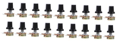 TOKIDNY 30pezzi Potenziometro Regolabile Lineare Con e Interruttore Facile Installare Per Controllo Industriale