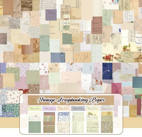 360 Blätter Vintage Scrapbooking Papier, scrapbook stickers für Scrapbook Papier, Jbullet journal zubehör Dekorpapier, Karte machen Lieferungen, Fotoalbum Kalender DIY Decorative Craft Paper