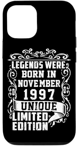 Custodia per iPhone 12/12 Pro Regalo di compleanno Novembre 1997 Edizione Limitata Usato