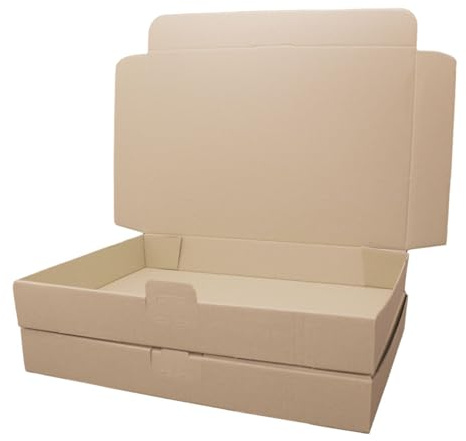 dimapax MB6 - Maxibriefkarton 350 x 250 x 50 mm | Braun | 50 Stück Warensendung | Briefkarton | Karton | Kartonage | Versandkarton