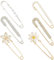 KHDULQ 6 Pièces Broche Femme, Perle Artificielle Epingle, éPingle à Nourrice, Strass Artificiels Broche Vetement, Broche Fixe Anti Exposition, pour Femmes Filles VêTements DéCoration(B)