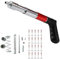 Concrete Nail Gun Kit with 20pcs Nails, 5 Speed Adjustable Manual Steel Nail Gun, Wall Fastening Power Tool, Portable Nail Shooting Machine, Wall Anchor Wire Slotting Device