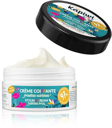 KAIRLY – Frisiercreme ohne Ausspülen KAPIWI Kids – nährt, sublimiert & bändigt Frizz – 250 ml – 97 % natürlich – Kokosöl & Bio-Shea