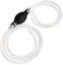 5 Pièces Pompe Manuelle à Diesel - Pompe à Siphon pour Essence - Plastique PVC - Transfert de Carburant - pour Essence, Diesel, Huile Moteur, Réservoirs, Aquariums (Noir)