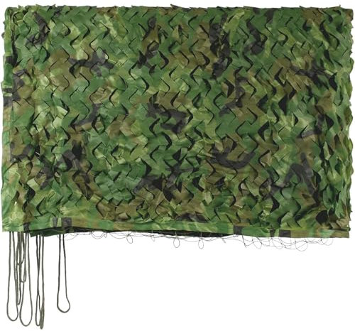 HAKGKLVBVG Red de Camuflaje 150D, Lona de Camuflaje para Exteriores, Camping, Fiestas, decoración, Caza Militar, Tiro, escondite 150x200cm/4.9x6.5ft