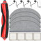 14 Stück Zubehörset für Roborock Q10 S5 / Q10 X5 Saugroboter, 1 Hauptbürste 4 Wischpad 4 HEPA Filter 4 Seitenbürste 1 Reinigungszubehör, Ersatzteilset für Roborock Q10 S5 / Q10 X5