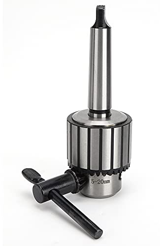BONKZEBU B22 Key Drill Chuck Efficient 5-20mm Steel + MTA3-B22 Handle Tool for Easy Operations