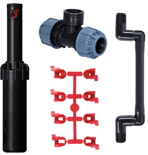 Hunter PGJ-04 Getrieberegner Profi-Installations-Set für Bewässerung (S - 1 Regner)