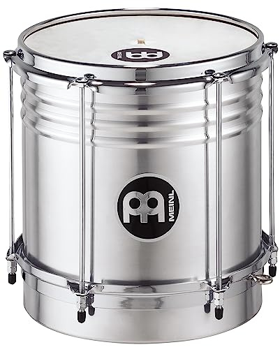 Meinl Percussion Aluminum Series Cuica - Very Small Hand Drum with Goat Skin - 10 Inches Height - Aluminum, Silver (QW10)