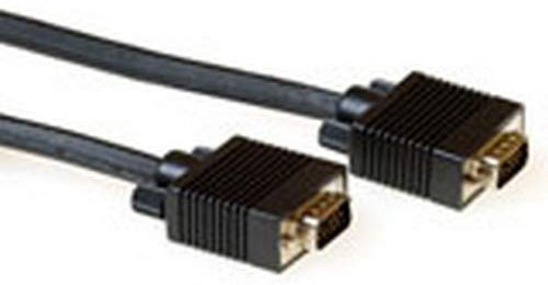 ACT VGA Connection Cable Male-Male Black 30 m câble VGA VGA (D-Sub) Noir - Câbles VGA (30 m, VGA (D-Sub), VGA (D-Sub), Noir, Male Connector/Male Connector)