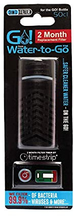Water-to-Go Replacement filter for the GO Water Bottle In Black