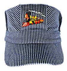 The Real Deal Jungen Red Steam Engine Hat I Train's, Marineblau/Weiß, 9-12 Jahre