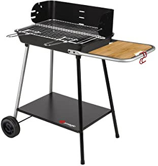 Somagic Tom Barbecue Fonte florence54.5x38.5cm, Chariot à Roulette