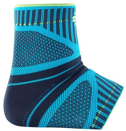 Bauerfeind Fußbandage fürs Sprunggelenk „Ankle Support Dynamic“, Unisex, 1 Fußgelenkbandage für Sport wie Joggen, Fußball oder Fitness, Sprunggelenkbandage für Sensomotorik, Rivera, L