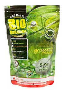 G&G Bio Airsoft BBS 6 mm 0.28 g 2000 Stück weiß