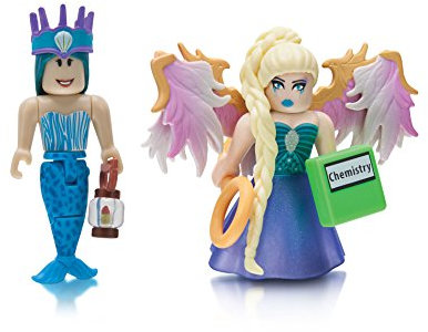 Roblox Celebrity Collection - Neverland Lagune: Kronensammler + Royale High School: Enchantress Two Figurenpaket [inklusive 2 exklusiven virtuellen Artikel]