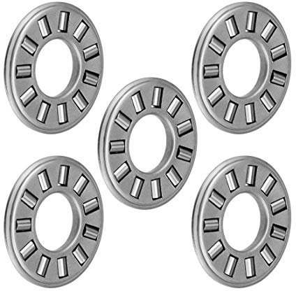 sourcing map Nadelrollenlager mit Unterlegscheiben Drucklagerkatalog 1 3/8 1/2 id SKF-Lager NTA512 (5er Pack)
