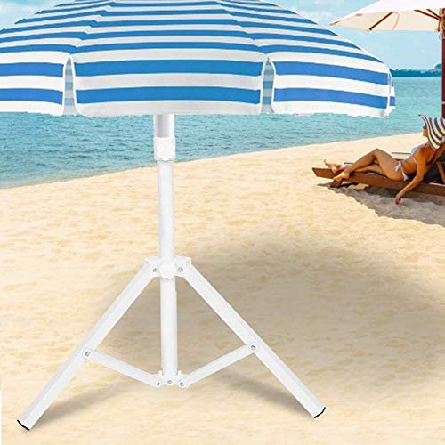 Base de Parasol Support de Parasol Pliable Pied Pliable pour Parasol Jardin Porte Parasol Porte-parapluie de Plage Socle Trépied pour Parasol de 2 mètres de Jardin, Terrasse