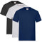 Fruit of the Loom Lot de 3 t-Shirts pour Homme, Noir/Gris/Bleu Marine, XXL