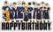 Happy Birthday Kuchenaufsatz für Haikyuu-Fans, japanischer Anime-Volleyball-Junior-Cupcake-Topper, für Haikyuuu-Dekorationen, für Partys, personalisierte Kuchendekoration
