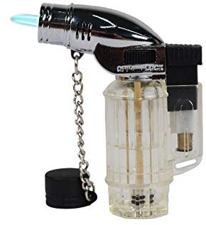 WELDINGER Mini-Lötbrenner Pocket Flame 800°C (Feuerzeug Piezozündung windstabil Sturmfeuerzeug)