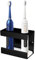 Porta Spazzolino Elettrico, Porta Spazzolini da Muro, Porta Spazzolini Elettrici, Toothbrush Holder, Porta Spazzolini da Bagno non Necessario Punch (Nero 2 fori)