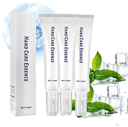 Canelf Hyaluronic Acid Hand Cream, Hyaluronic Acid Hand Care Essence,Cracked Hand Repair Anti Aging Pore Shrinking Cream,Repairing Hand Lines and Pore Shrinking (3 Pcs)