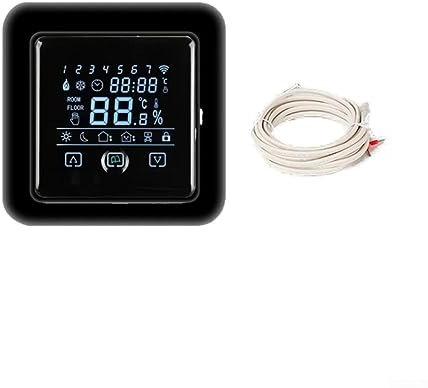 WIFI-Smart-Thermostat, programmierbarer LCD-Touchscreen-Thermostat für elektrische Fußbodenheizung, Raumtemperaturregler, Arbeit mit Tuya/Smart Life