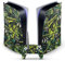 Head Case Designs Offizielle Harry Potter Slytherin Muster Grafiken Vinyl Frontplatte Haut Gaming Aufkleber Abziehbild kompatibel mit Sony PlayStation 5 PS5 Disc Edition Console & DualSense Controller