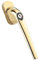 Fenstergriff, Kipp- und Drehmechanismus, 43 mm Spindel, goldfarben